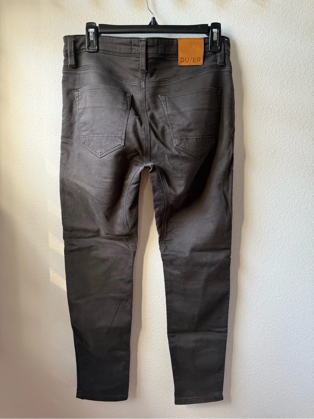 Slim Fit Men’s Pants in Charcoal Gray